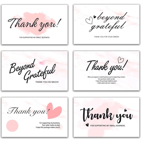 Other - Thank You Cards Set - 12 Pack